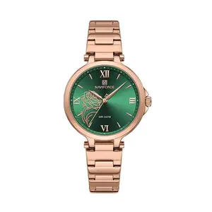 Naviforce NF5060 Luxury Stainless Steel Strap Elegant Fashion Women's Watch - Variant 2