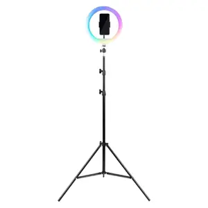 Havit ST7026 Tripod With 10 Inches Rgb Ring Light For Live Streaming
