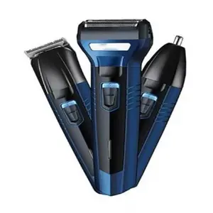 Kemei KM-6330 Rechargeable 3-In-1 Grooming Kit & Shaver for men