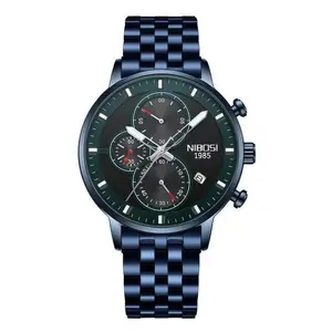 Nibosi 2531 Luxury Stainless Steel Waterproof Men's Watch - Variant 4