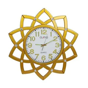 Ajina Sunflower Wall Clock Silent Quartz Movement of Sunshine for Your Space