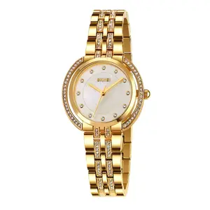 Skmei 1979 Analog Quartz Luxury Stainless Steel Strap Special Women Wrist Watches - Variant 2