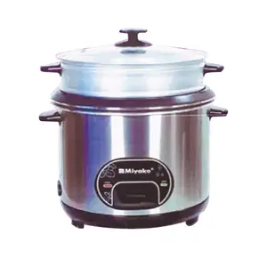 Miyako ASL-1280 2.8 Liter Non-Stick Double Pot Rice Cooker