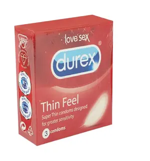 Durex Love Sex Feel Thin Condom 3's Pack – Ultra-Thin