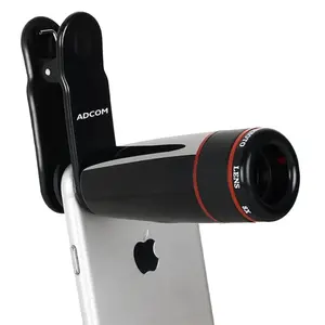 ADCOM 8X Telephoto Camera Lens-Compatible with All iPhone & Android Smartphones Mobile Phone Lens