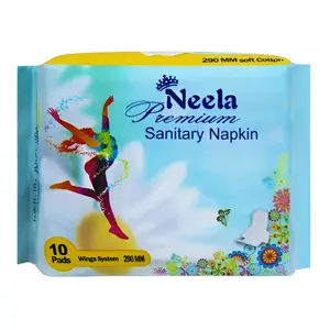 Neela Premium 100% Cotton Wings System Sanitary Pads
