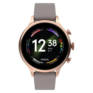 Fossil FTW6079V Gen 6 Gray Leather Women's Smart Watch