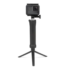 Baoer Yi 3 Way Waterproof Monopod For Xiaomi 4K SJ4000 Selfie Stick 