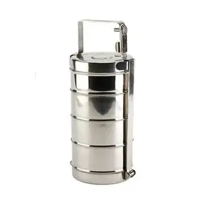Leak-Proof 4-Layer Stainless Steel Lunch Box