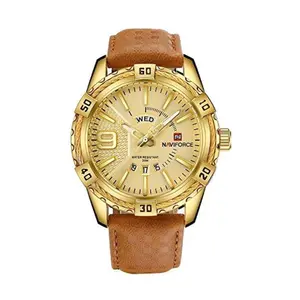 Naviforce NF9117L Comfortable Leather Strap Luxury Fashion and Sports Men's Watch - Variant 3