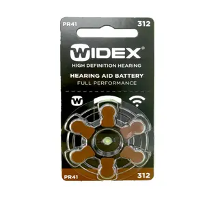 Widex PR70 1.45 Volt 312-Size Hearing Aid Battery