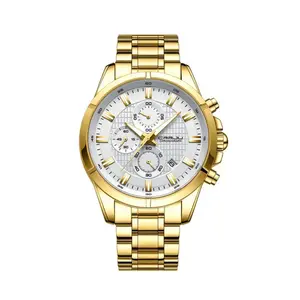 CRRJU 2308 Luxury Redefined Stainless Steel Analog Quartz Men's Watch - Variant 4