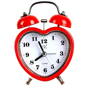 Love Retro Twin Bell Alarm Table Clock Multi Color - Variant 3