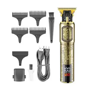 VGR V-073 Professional Hair Trimmer with LED Display for Men