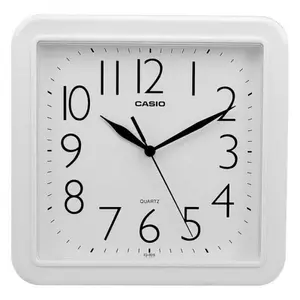 Casio IQ-02S-7DF Analog Clock Type Resin Wall Clock White Color