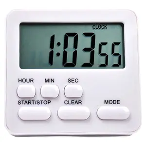 Kitchen Clock English 24-hour Electronic Timer LCD Digital Reminder Table Clock - Variant 3