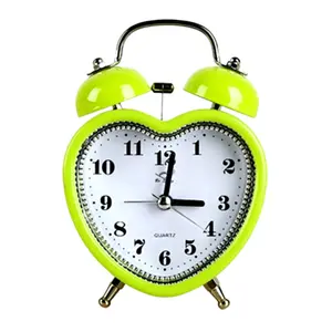 Love Retro Twin Bell Alarm Table Clock Multi Color - Variant 2