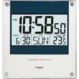 Casio ID-11S-2DF Wall Mountable Hygrometer Digital Clock