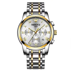 Nibosi 2301 High Quality Stainless Steel Chronograph Men's Watch