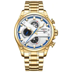 Nibosi 2513 High-Quality Stainless Steel Chronograph Men's Watch - Variant 1