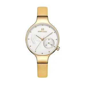 NAVIFORCE NF5001 PU Leather Sub-Dial Chronograph Watch For Women - Variant 4