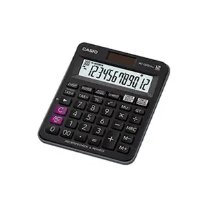 Casio MJ-120D Plus-BK Check & Recheck Mini Desk Type Basic Calculator