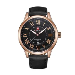 Naviforce NF9126 Luxury Genuine Leather Strap Casual Fashion Men's Watch