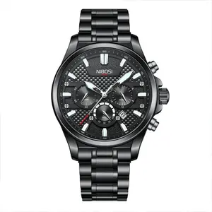 Nibosi 2512 High Quality Stainless Steel & Multifunction Chronograph Men's Watch - Variant 4