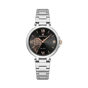 Naviforce NF5060 Luxury Stainless Steel Strap Elegant Fashion Women's Watch - Variant 1