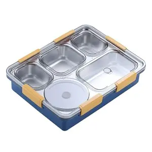 Puram 5-Compartment Stainless Steel Lunch Box