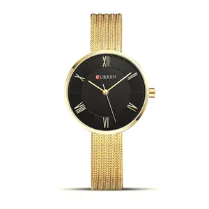 CURREN 9020 Mesh Stainless Steel Analog Watch For Women - Variant 2