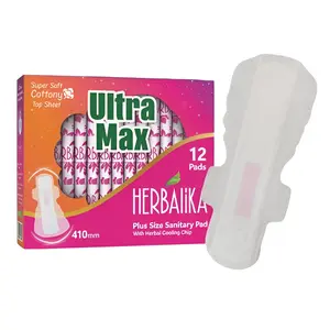 Herbalika Plus Size Ultra Max Sanitary Pad with Protection for Heavy Flow
