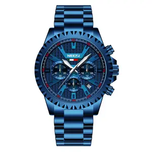 Nibosi 2505 High Quality Stainless Steel Fashionable Men's Watch - Variant 4