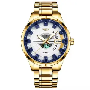Nibosi 2383 Multifunctional Stainless Steel Fashionable Chronograph Analog Men's Watch