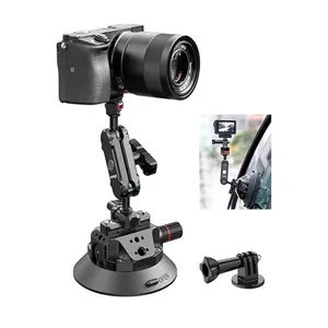 ULANZI SC-02 Suction Mount 4.5'' Magic Arm Bracket for DSLR Camera Mounts