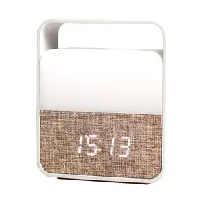 JTKDL Table Lamp Creative Energy Saving Alarm Clock Night Light