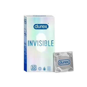 Durex Invisible Condoms 10 Pack: Ultra Thin Extra Sensitive