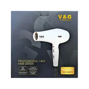 V&G PRO 4500 Professional Hair Dryer 2000 Watts