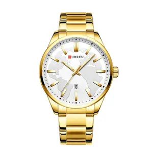  Curren 8366 Authentic Stainless Steel Analog Men's Watch 