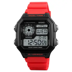 SKMEI 1299 Digital Multifunctional Silicone Strap Sporty Men's Watch - Variant 2
