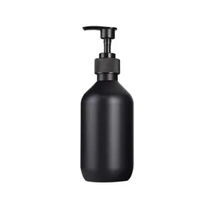 Matte Black 300ML Liquid Soap Dispenser Refillable Shampoo Conditioner