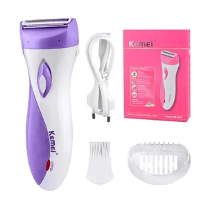 Kemei KM-3018 Rechargeable Stainless Steel Blade Lady Epilator - Variant 1