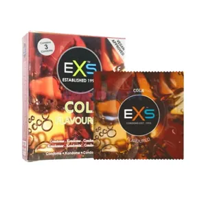 EXS Cola Flavoured Condom 1 Pack (3 Pcs) – Premium Natural Latex