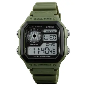SKMEI 1299 Digital Multifunctional Silicone Strap Sporty Men's Watch - Variant 1