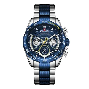 NAVIFORCE NF9185 Stainless Steel Chronograph Men's Watch - Variant 4