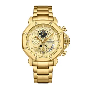 Naviforce 8065 CH Stainless Steel Casual & Sport Men's Watch - Variant 4