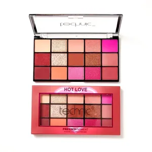 Technic Hot Love 15 Color Pressed Pigment Eyeshadow Palette