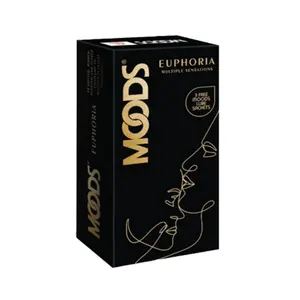 Moods Europhia Scented Dotted Ribbed Flared Condom 10pcs Pack
