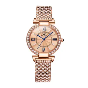 Olevs 9942 stainless steel bracelet quartz watch for women