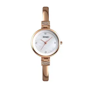 Skmei 1409 Fashion Casual Women Quartz Simple Dress Waterproof Alloy Strap Wristwatch - Variant 2